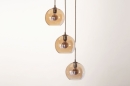 Hanglamp 74592: landelijk, modern, glas, metaal #14