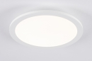 Plafondlamp 74601: modern, aluminium, metaal, wit #3