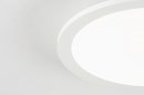 Plafondlamp 74601: modern, aluminium, metaal, wit #4