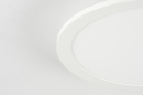 Plafondlamp 74601: modern, aluminium, metaal, wit #5