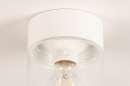 Foto 74615-4: Witte plafonnière met hoogwaardig glas en hoge afdichtingsklasse 