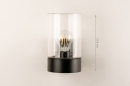 Wandlamp 74616: modern, glas, helder glas, aluminium #1