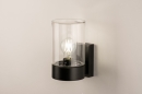 Wandlamp 74616: modern, glas, helder glas, aluminium #3