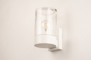 Foto 74617-4: Witte wandlamp met glas van hoogwaardige kwaliteit en hoge afdichtingsklasse