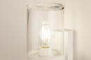 Foto 74617-5: Witte wandlamp met glas van hoogwaardige kwaliteit en hoge afdichtingsklasse
