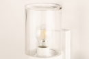 Foto 74617-6: Witte wandlamp met glas van hoogwaardige kwaliteit en hoge afdichtingsklasse