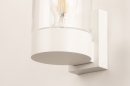 Foto 74617-7: Witte wandlamp met glas van hoogwaardige kwaliteit en hoge afdichtingsklasse