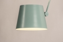 Foto 74625-7 detailfoto: Groene verstelbare wandlamp met knikarm en lang snoer