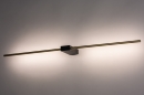 Wandlamp 74628: design, modern, eigentijds klassiek, messing #2