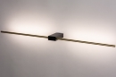Wandlamp 74628: design, modern, eigentijds klassiek, messing #3