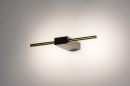 Wandlamp 74630: design, modern, eigentijds klassiek, messing #2