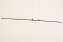 Foto 74663-5 schuinaanzicht: Bureau led hanglamp in het zwart