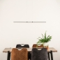 Foto 74664-11: Zwarte led strip hanglamp dimbaar zonder dimmer