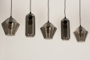 Hanglamp 74682: modern, glas, metaal, zwart #10