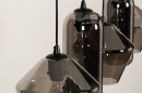 Hanglamp 74682: modern, glas, metaal, zwart #14