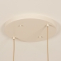 Foto 74687-14 detailfoto: Dubbele hanglamp in japandi stijl met twee lampionnen van beige stof