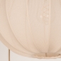 Foto 74687-22: Dubbele hanglamp in japandi stijl met twee lampionnen van beige stof