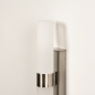 Foto 74696-8: Badkamer spiegellamp staal/rvs met mat glas 