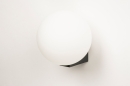 Wandlamp 74698: modern, eigentijds klassiek, glas, wit opaalglas #4