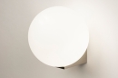 Wandlamp 74699: modern, eigentijds klassiek, glas, wit opaalglas #3