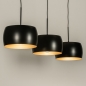 Hanglamp 74703: modern, metaal, zwart, mat #3