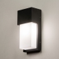 Foto 74716-4: Zwarte wandlamp voor buiten vandalisme bestendig