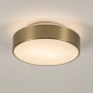 Foto 74718-3: Runde Deckenlampe in Gold/Messing mit Glas