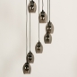Hanglamp 74723: modern, eigentijds klassiek, glas, metaal #7