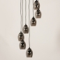 Hanglamp 74723: modern, eigentijds klassiek, glas, metaal #8