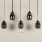 Pendelleuchte 74725: modern, zeitgemaess klassisch, Glas, Metall #1