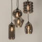 Hanglamp 74726: modern, eigentijds klassiek, glas, metaal #4