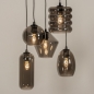Hanglamp 74726: modern, eigentijds klassiek, glas, metaal #5
