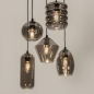 Hanglamp 74726: modern, eigentijds klassiek, glas, metaal #6