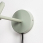 Foto 74727-12: Mooie groene wandlamp met stekker en snoer 