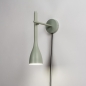 Foto 74727-3: Mooie groene wandlamp met stekker en snoer 