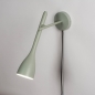Foto 74727-4: Mooie groene wandlamp met stekker en snoer 