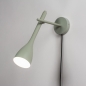Foto 74727-5: Mooie groene wandlamp met stekker en snoer 