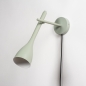 Foto 74727-6: Mooie groene wandlamp met stekker en snoer 