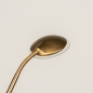 Foto 74733-13 detailfoto: Led uplighter met leeslamp in het goud/messing en is dimbaar