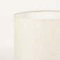 Tischleuchte 74738: laendlich, modern, Stoff, weiss #6