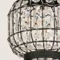 Hanglamp 74745: modern, eigentijds klassiek, kristal, acryl kristal #10