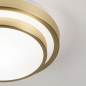 Foto 74760-6: Goldene runde Deckenleuchte auch für das Badezimmer geeignet