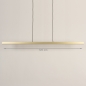 Foto 74764-1: Große minimalistische LED-Hängeleuchte in Messing / Gold