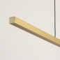 Foto 74764-11: Große minimalistische LED-Hängeleuchte in Messing / Gold