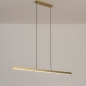 Foto 74764-2: Große minimalistische LED-Hängeleuchte in Messing / Gold