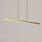 Foto 74764-6: Große minimalistische LED-Hängeleuchte in Messing / Gold