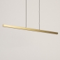Foto 74764-8: Große minimalistische LED-Hängeleuchte in Messing / Gold