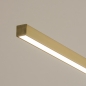 Foto 74765-11: Große minimalistische LED-Hängeleuchte in Messing / Gold mit großer Lichtausbeute