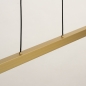 Foto 74765-13: Große minimalistische LED-Hängeleuchte in Messing / Gold mit großer Lichtausbeute
