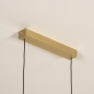 Foto 74765-14: Große minimalistische LED-Hängeleuchte in Messing / Gold mit großer Lichtausbeute
